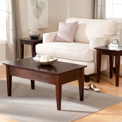 Turner Lift-Top Occasional Table Collection - Espresso - WIT070