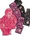 Greendog Little Girl Rose Velour Pants