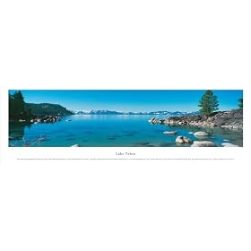 LAKE TAHOE PANORAMIC ART PRINT/POSTER DECOR *UNFRAMED