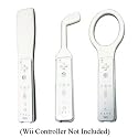 Opteka Sport Pack for the Nintendo Wii (Includes Baseball Bat, Golf Club, & Tennis Racket Modules)