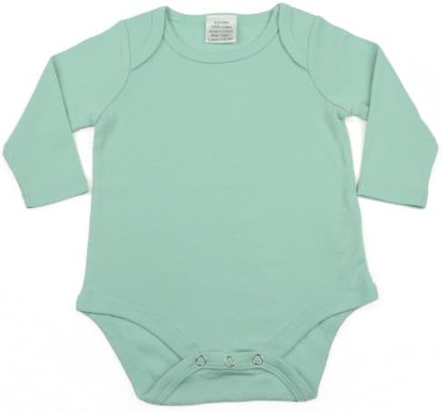 KidzStuff Insect Repellant Long-Sleeved Onesies, Green, 0-3 Months