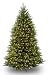 National Tree 7 1/2' Dunhill Fir Tree, Hinged, 750 Clear Lights (DUH-75LO)