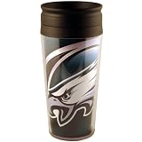 NFL Football Team Logo Vortex 16 Ounce Acrylic Travel Tumbler Glass - Philadelphia Eagles