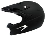 Matte Flat Black Extension Removable Sun Visor Dirt Bike Motocross Racing MX Helmet DOT (Large)