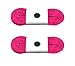 Silfrae Waxed Skate Hockey Laces, Sold in Two Pairs, Heavy Duty, Perfect for Hockey, Roller Derby, and Skates, and Boots, Multi-Size and Multi-Color Available. (Pink, 72')