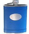 Indigo Flask with Engravable Plate