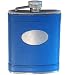 Indigo Flask with Engravable Plate