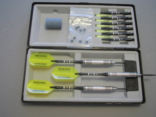 3 CHROM-DARTPFEILE (Steel & Soft) mit BOX und ZUBEHÖR