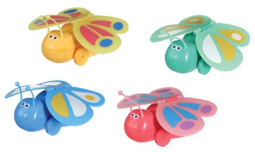 Toysmith Butterfly Wind-Ups #2764 4 Pack