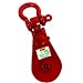 Gunnebo-Johnson SB 4S 6B S Single Sheave Snatch Block with Shackle, 3/8" - 1/2" Rope, 4 ton Load Capacity, 6" Sheave