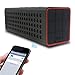 PYRUS Portable Bluetooth Speakers 2 x 10W Output 3D Surround Speakers Bulit-in 4400mAh Power Bank and Microphone for Handsfree Calling-Black