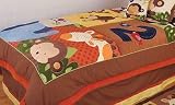 Jungle 123 Twin Quilt and Pillow Sham by Kidsline