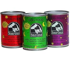 Solid Gold Chicken, Liver, Brown Rice and Barley Canned Formula for Dogs