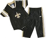 New Orleans Saints Infant Creeper Jersey and Pant Set - 12 months
