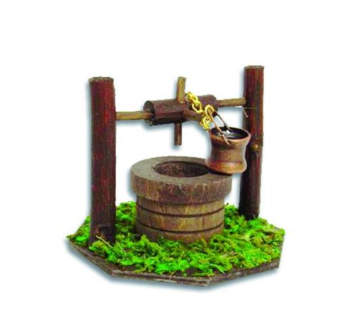 Bene con ingranaggi e secchio di latta, 8cm altezza