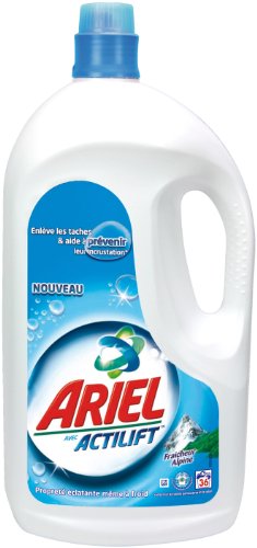 ARIEL Lessive liquide Fraîcheur Alpine 36 doses - 3 bouteilles (108 doses) ARIEL Lessive liquide Fraîcheur Alpine 36 doses - 3 bouteilles (108 doses)