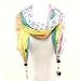 Heart Toggle End Summer Light Scarf Shawl Wrap Pink