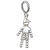 Sterling Silver Diamond Little Boy Charm
