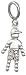 Sterling Silver Diamond Little Boy Charm