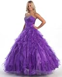Ball Gown Formal Prom Strapless Wedding Dress #226