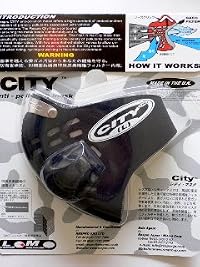 RESPRO（レスプロ） CITY MASK DACCフィルター付属（特殊炭素繊維フィルター） テクノバルブ付属 排気・花粉・アレルギー対策 / ブラック / Mサイズ / シティマスク \ 5,265