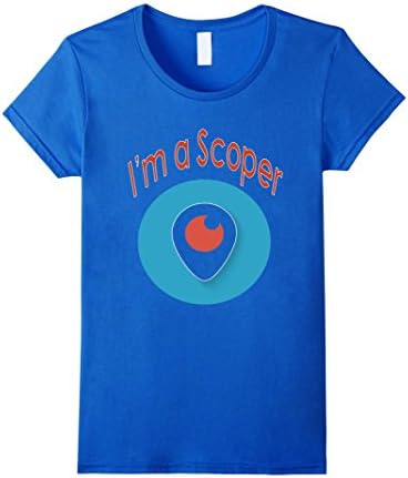 Women's I'm A Scoper T Shirt Tee Shirt Periscope Birthday Gift Men XL Royal Blue