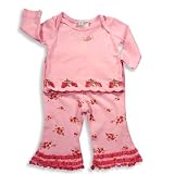 Soup - Newborn And Infant Girls Long Sleeve Pant Set, Pink