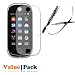 Screen Protector Lcd Shield with Cleaning Cloth for Motorola Evoke QA4 Cell Phone + F...