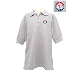 Texas Rangers MLB "JV" Youth Pullover Hooded Sweatshirt For Kids (Heather) (Medium)