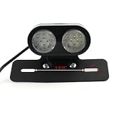 Bike Sport ATV Dual Lens 12V LED Brake Tail Light Integrated License Plate Fender... by OEM