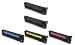 Set Of (5) Cartridges - (2) Black (1)Cyan (1) Magenta (1) Yellow - High Quality Compatible Toner Replaces HP CB540A, CB541A, CB542A and CB543A For Use With HP LaserJet CM1300m CM1312nfi, CP1215, CP1217, CP1515n and CP1518ni Printers