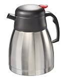 Produkt-Bild: Edelstahlkanne Isolierkanne Thermoskanne Edelstahl Kanne 1,0 l