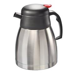 Edelstahlkanne Isolierkanne Thermoskanne Edelstahl Kanne 1,0 l