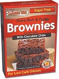 DRS CARBRITE DIET SUGAR-FREE BROWNIE MIX, Extra Rich & Fudgy, brownie mix with chocolate chips (12