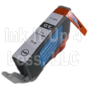 NON-OEM CLI 221 grey compatible Ink Cartridge With CHIP! For use in Canon All-in-One Machines Pixma MP980 PIXMA MP990.