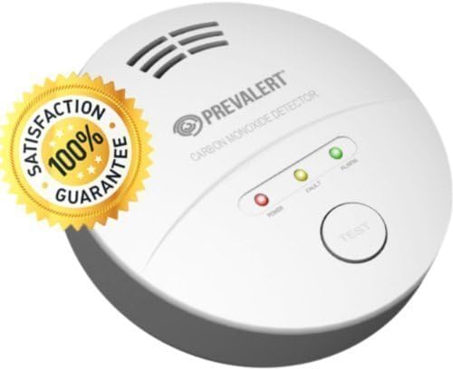 Carbon Monoxide Detector Alarm - Battery Operated (9v Included) - UL Sensor - Dedicated CO alarm - Best to Prevent CO Poisoning. Beeping Alarm Detects Odorless Killer CO Gas - 100% Satisfaction Guarantee