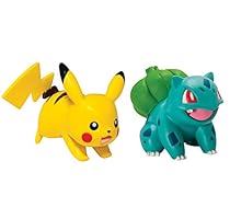 Pok&eacute;mon 2 Pack Small Figures, Pikachu And Bulbasaur
