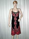 IMAGE OF Hippie Boho Summer Spaghetti Strap Womens Dress French Rose Black