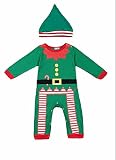 Coolmee 3種 クリスマス 赤ちゃん ロンパース カーターズ カバーオール 着ぐるみ 長袖 サンタクロース クリスマスツリ―柄 スウェットパーカー 新生児 ベビー ボディースーツ 長袖ロンパース