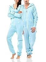 ZIPUPS Mono-Pijama Clean Cut (Azul Ártico)