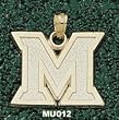 Miami Univ New "M" Charm/Pendant