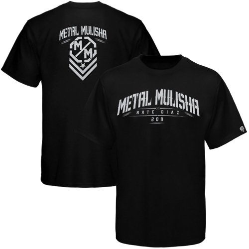 Metal Mulisha Nate Diaz UFC on Fox 3 Walkout T-Shirt - Black