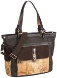 Alviero Martini 1a classe OutdoorGeo G8249204, Sac &agrave; main femme - Marron/brun fonc&eacute;, EU
