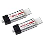 2 Pack 3.7V 130mAh LIPO for Blade MCX, Parkzone Vapor, Cessna helicopters