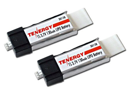 Childrens Toyshop  Toys : 2 pcs 3.7V 130mAh LIPO for Blade MCX, Parkzone Vapor, Cessna helicopters --- NEW!
