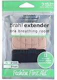 Fashion First Aid Women's Brah Extender Bra Breathing Room 2 Hook Narrow 3 Pack