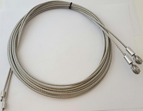 Fleet Engineers Roll-Up Door Cables (Pair) 115" with 5/16" Eye