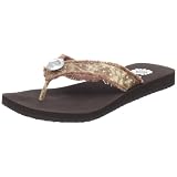 Yellow Box Women’s Fold Flip Flop,Natural,8.5 M US
