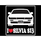 シルビア　Ｓ１３系　リメイクラブキャラステッカー