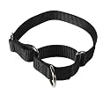 Martingale Large Black Heavyduty Nylon Dog Collar